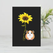 『お前は俺のサンシャイン・ヒマワリモルモット』 サンキューカード (スタンド正面)