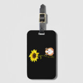 『お前は俺のサンシャイン・ヒマワリモルモット』 ラゲッジタグ (正面縦)