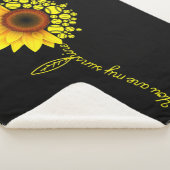 お前は俺のサンシャイン・ヒマワリー・ソフトボール シェルパブランケット (3/4)