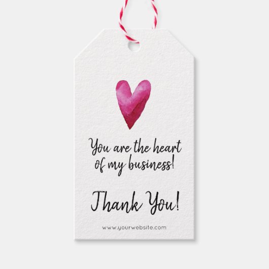 お前は俺のハートだ ギフトタグ (正面)