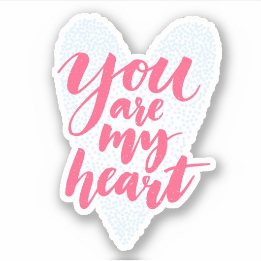 お前は俺のハートだ シール (正面)