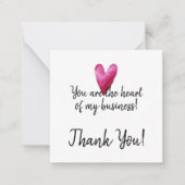 お前は俺のハートだ ノートカード (正面)