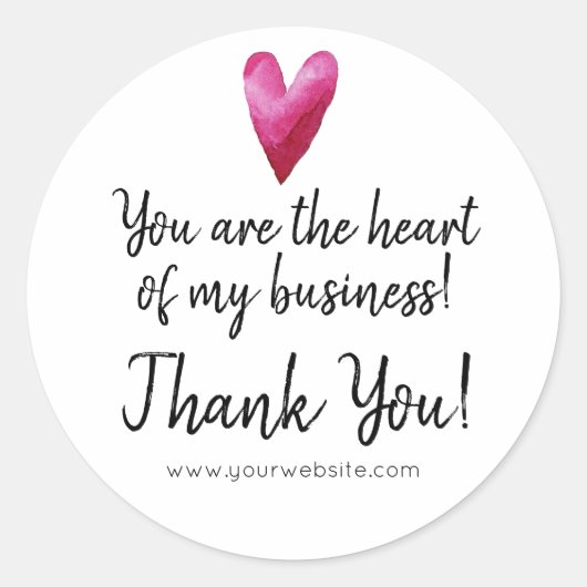 お前は俺のハートだ ラウンドシール (正面)