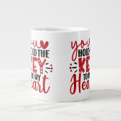 「お前は俺のハートに鍵する ジャンボコーヒーマグカップ (正面)