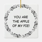 お前は俺のパイのリンゴだ |食おもしろい物パン セラミックオーナメント (裏面)