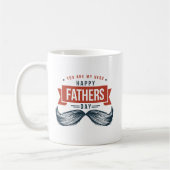 お前は俺のヒーローで幸せな父の日だ |マグカップ コーヒーマグカップ (左)