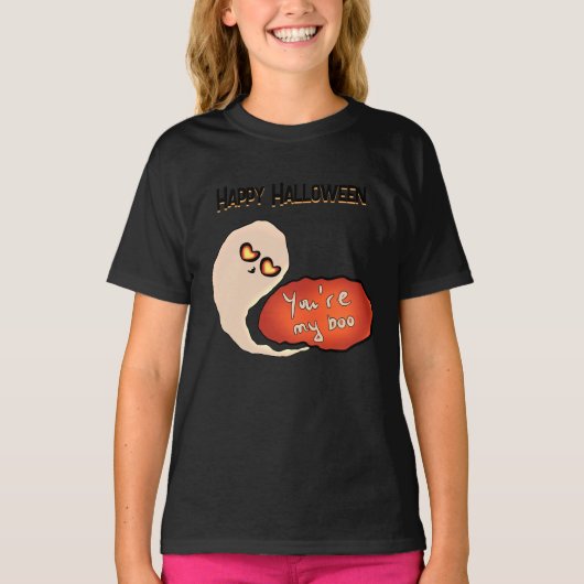お前は俺のブーだ | かわいいハロウィーン Tシャツ (正面)