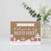 お前は俺のメイド・オブ・オーナー（花嫁付き添い人）ブライデスメイド 招待状 (スタンド正面)