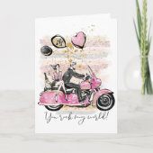 お前は俺の世界を揺るがす |カップルオートバイの昇華 カード (正面)