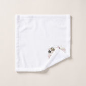 お前は俺の世界を揺れ動かす |カップルのオートバイ昇華 バスタオルセット (ウォッシュタオル)