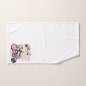 お前は俺の世界を揺れ動かす |カップルのオートバイ昇華 バスタオルセット (ハンドタオル)