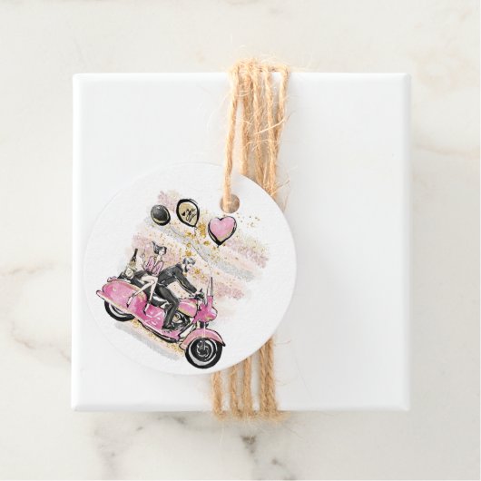 お前は俺の世界を揺れ動かす |カップルのオートバイ昇華 フェイバータグ (インサイチュ)