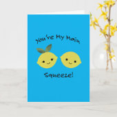 お前は俺の主な絞りレモンだ カード (黄色い花)