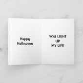 お前は俺の人生のハッピーハローウィンを照らす カード (内部)