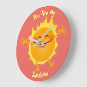 お前は俺の光パーソナライズされただ ラージ壁時計 (傾斜)