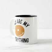 お前は俺の全おもしろい体だ ツートーンマグカップ (正面左)