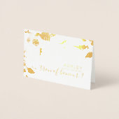 お前は俺の名誉の年パーソナライズされただ 箔カード (正面)