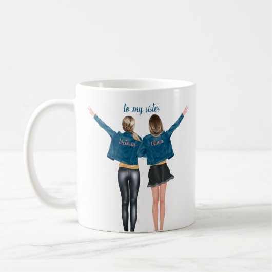 お前は俺の名誉の母になるか コーヒーマグカップ (左)