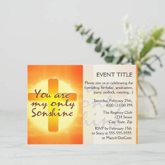 お前は俺の唯一の十字架の日差しだ 招待状 (スタンド正面)