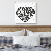 お前は俺の大切だ キャンバスプリント (インサイチュ (寝室))