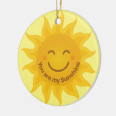 「お前は俺の太陽だ！」 ラブ引用文水彩 セラミックオーナメント (左)