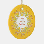 「お前は俺の太陽だ！」 ラブ引用文水彩 セラミックオーナメント (右)