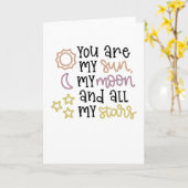 お前は俺の太陽だ、俺の月は誰もが愛する カード (黄色い花)