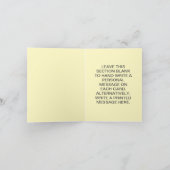 「お前は俺の太陽の光だ」明るい太陽デザイン |かわいい サンキューカード (内部)