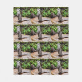 お前は俺の所に居てくれ、ミディアム フリースブランケット (正面)