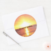 お前は俺の日差しだ.....シール ラウンドシール (封筒)