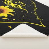 お前は俺の日差しのひまわりと馬だ シェルパブランケット (3/4)