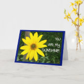「お前は俺の日差しのグリーティングカードだ カード (黄色い花)