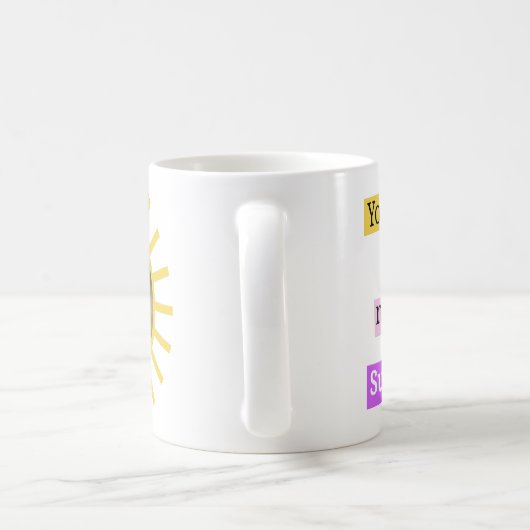 お前は俺の日照形見だ コーヒーマグカップ (ハンドル)