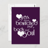 お前は俺の知恵を体と魂で ポストカード (正面/裏面)