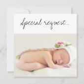 『お前は俺の神のごベビーになるか』 カード (正面)