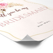 「お前は俺の花嫁になってくれるか」というカード ポスター (角)