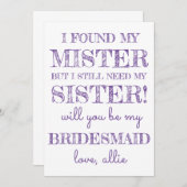 お前は俺の花嫁の付き添いになれ |カード 招待状 (正面/裏面)