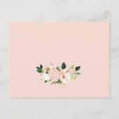 お前は俺の花嫁の付き添いのアヤグサ赤面フローラ インビテーションポストカード (裏面)