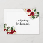 お前は俺の花嫁の付き添いのカードになるぞ サンキューカード (正面/裏面)