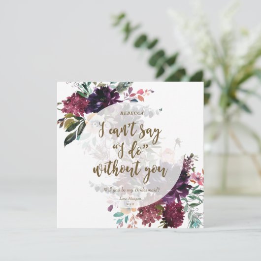 お前は俺の花嫁の名刺ボホ梅のフローラか 招待状 (スタンド正面)