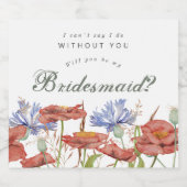 お前は俺の花嫁の山花になるだろう スパークリングワインラベル (シングルラベル)