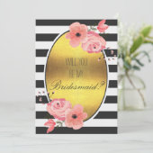 お前は俺の花嫁の金箔フェイクの花になるか 招待状 (スタンド正面)