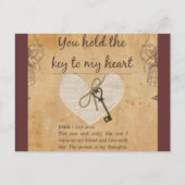 お前は俺の鍵を持っている ポストカード (正面)