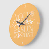 お前は俺の陽光だ ラージ壁時計 (傾斜)
