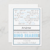 お前は俺の首輪持ちベビーブルーになるか 招待状 (正面/裏面)