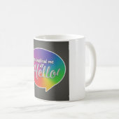 お前は俺をハローに迎えた コーヒーマグカップ (正面右)