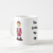 お前は俺を引き締めおもしろい- コーヒーマグカップ (正面左)