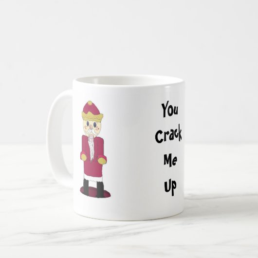 お前は俺を引き締めおもしろい- コーヒーマグカップ (正面左)