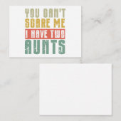 お前は俺を怖がらせるわけにはいかん ノートカード (正面/裏面)