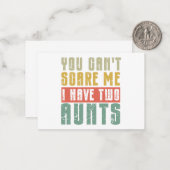 お前は俺を怖がらせるわけにはいかん ノートカード (正面/裏面インサイチュ)